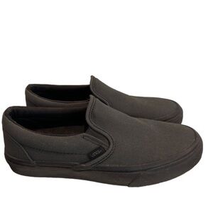 VANS Classic all black slip-on shoe size 8.5 men’s / 10 women’s